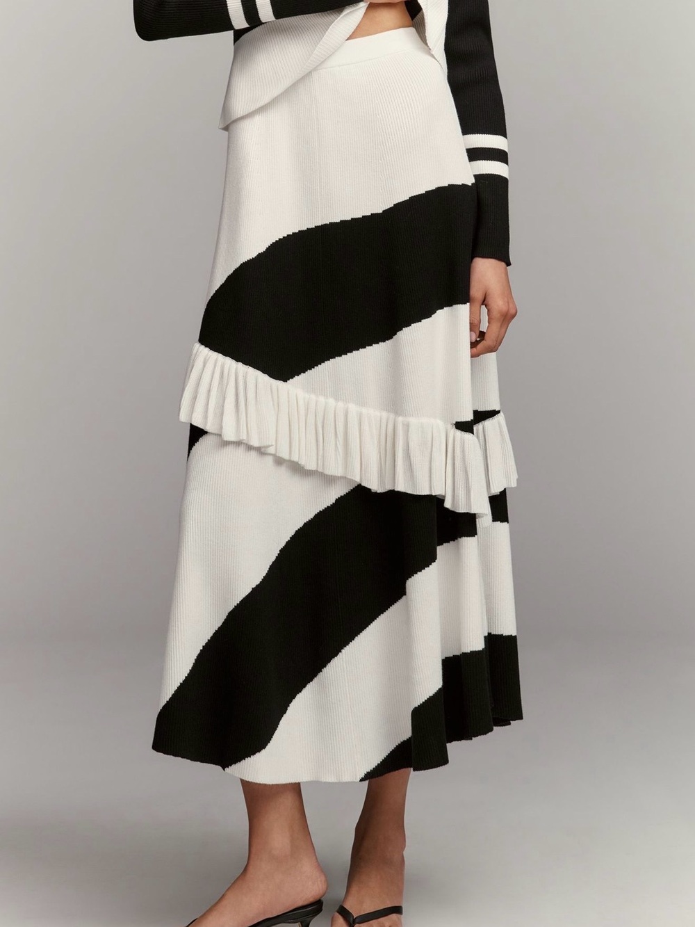 NWT Maeve Anthropologie Striped Knit Maxi Skirt